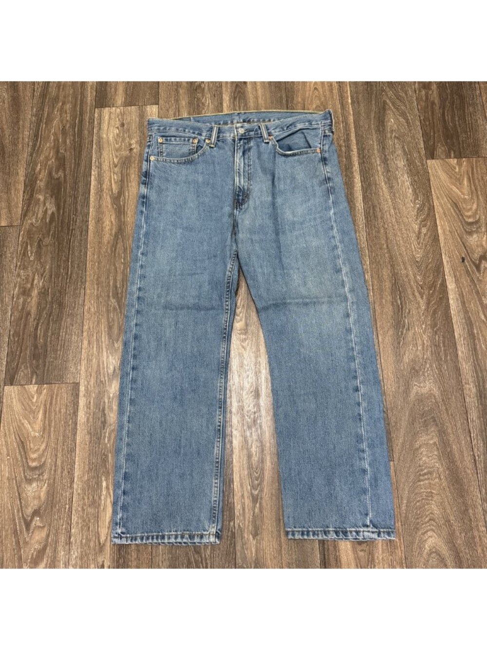 Levi’s 505 Men’s Jeans 36x29 Medium Wash Regular Fit Blue Denim